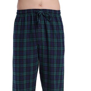 CYZ Men's 100% Cotton Super Soft Flannel Plaid Pajama Pants